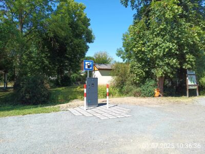 Ladesäule Wanderparkplatz Joditz